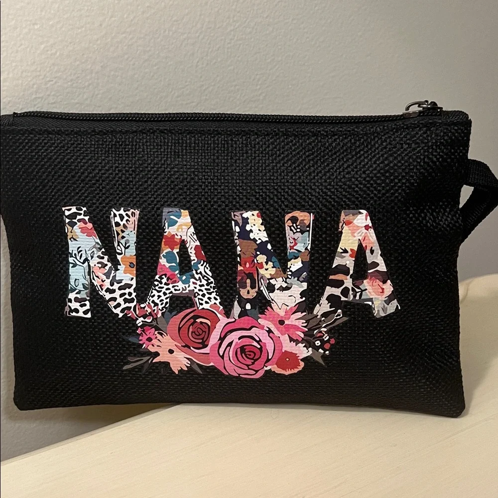 NWT: Burlap “Nana” Tote w/Wristlet - Picture 6 of 7